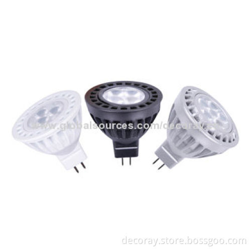 MR16 LED Spotlights, High-quality 3030 SMD as Light Source, >80Ra CRI, 2-year Warranty, 4/5/6W